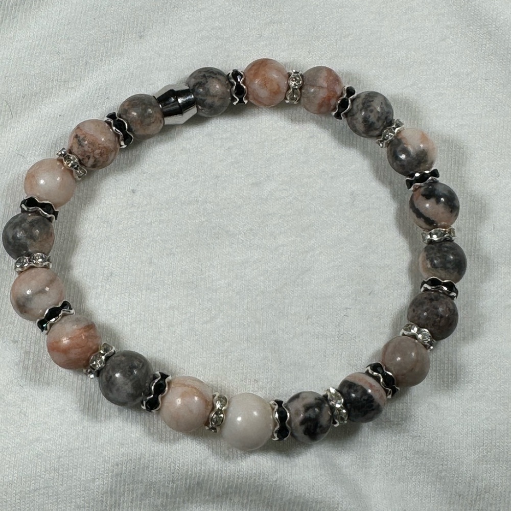 Pink zebra stone